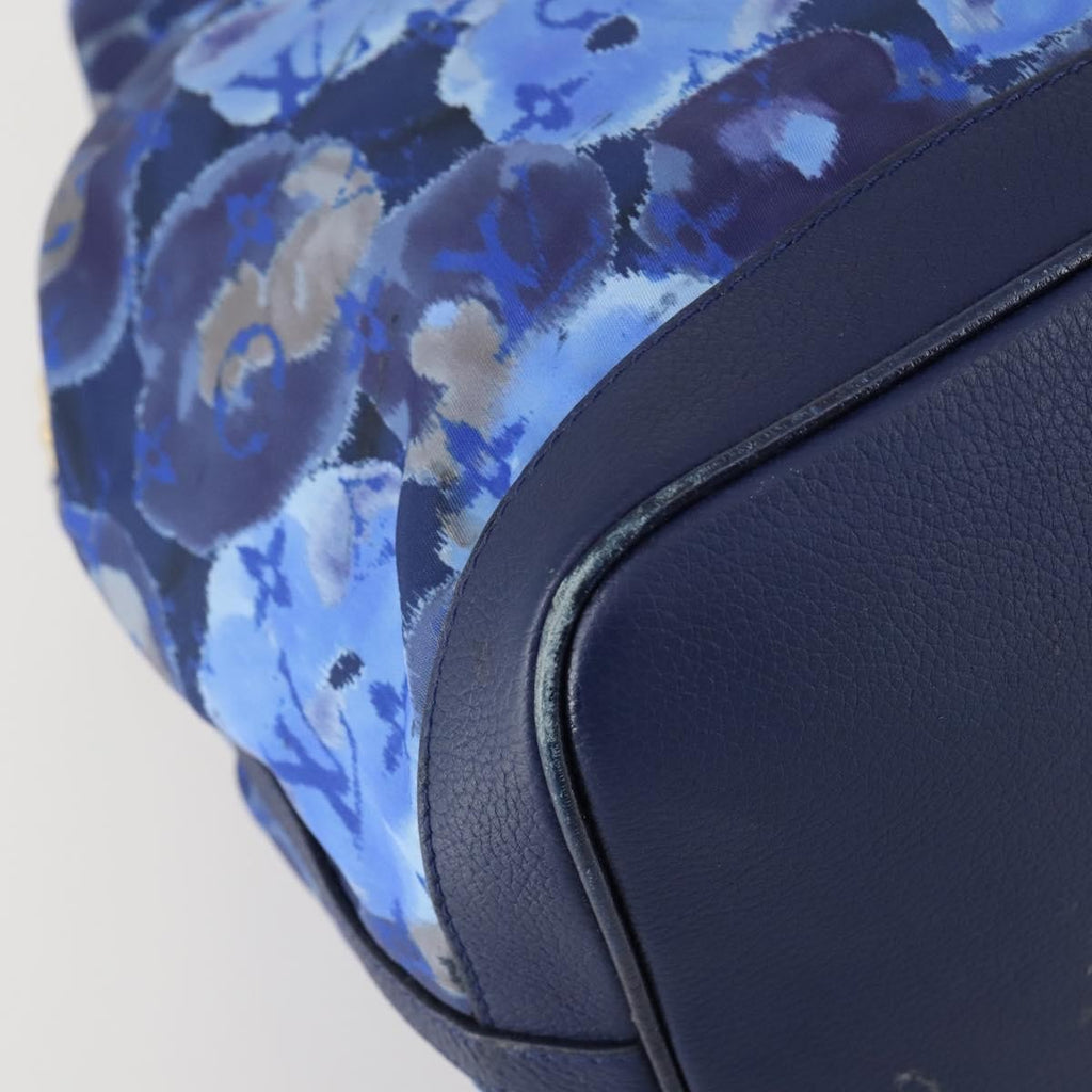 Louis Vuitton Noefull Handbag Ikat Nylon Blue Nylon Handbag (Pre-Owned)