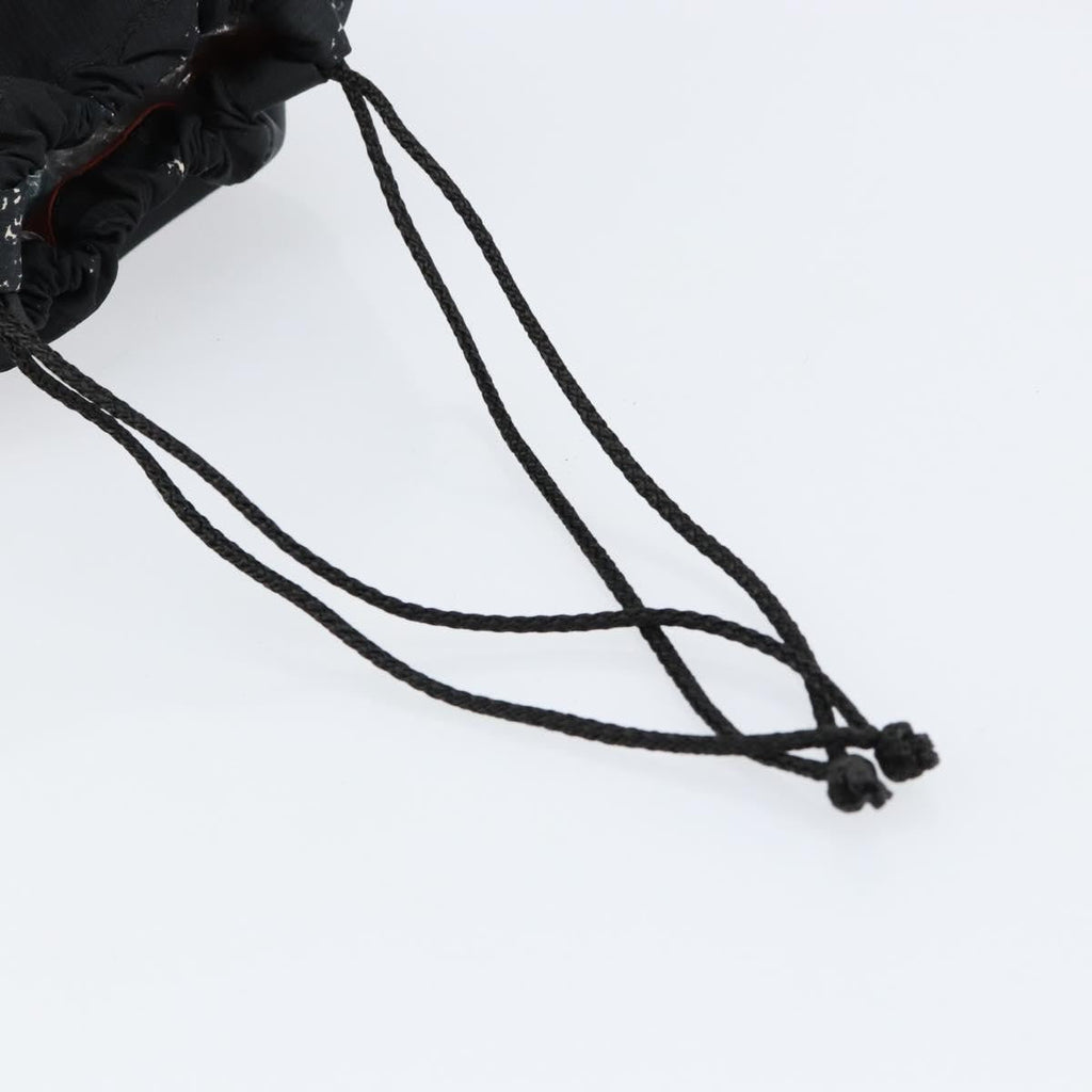 Chanel Travel Line Pouch Nylon Black Nylon Clutche & Pouche Bag (Pre-Owned)