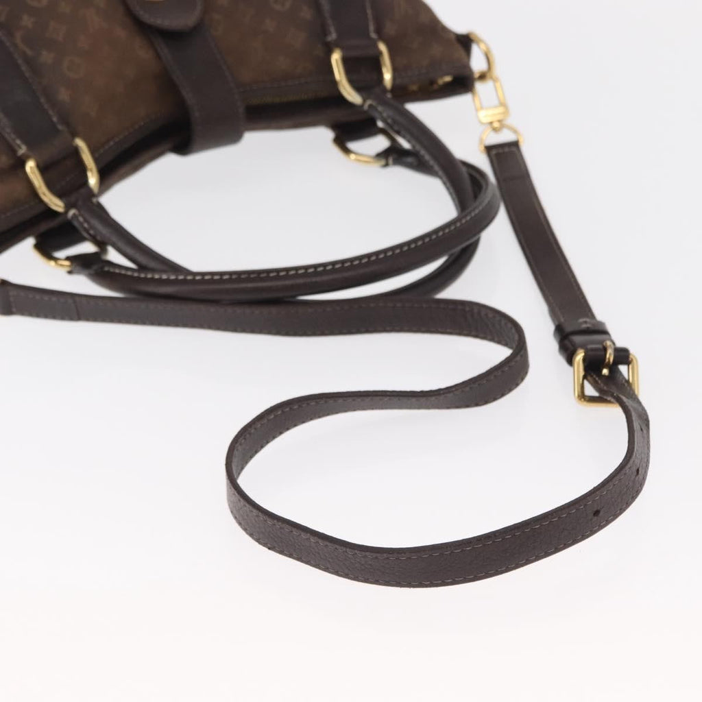 Louis Vuitton Elegie Handbag Monogram Idylle Black Canvas Handbag (Pre-Owned)
