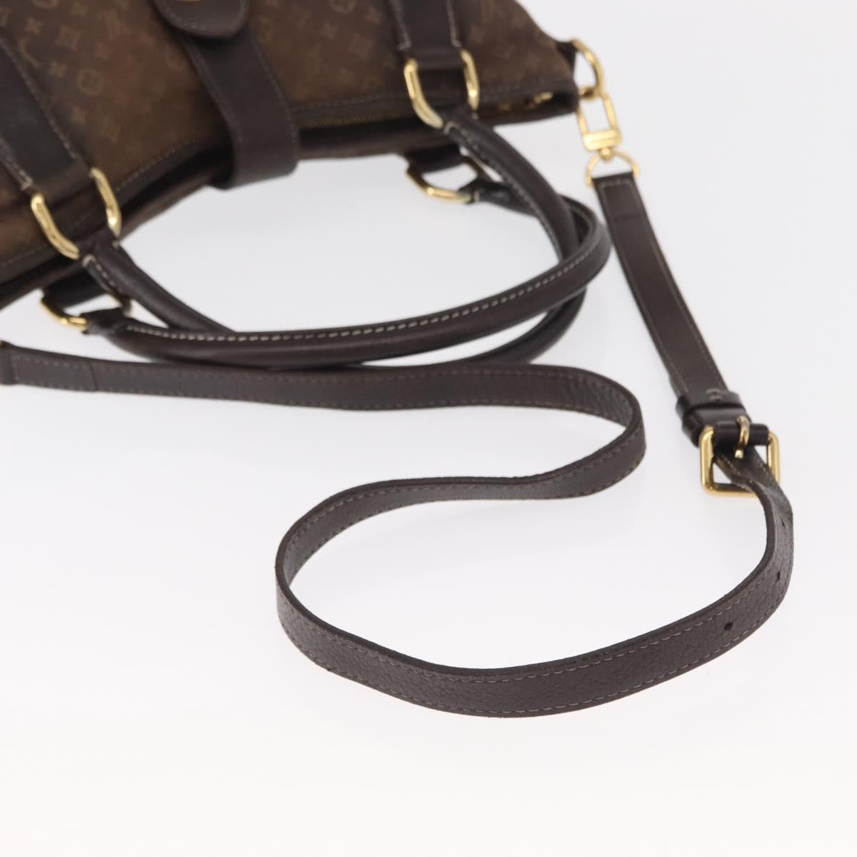 Louis Vuitton Elegie Handbag Monogram Idylle Black Canvas Handbag (Pre-Owned)