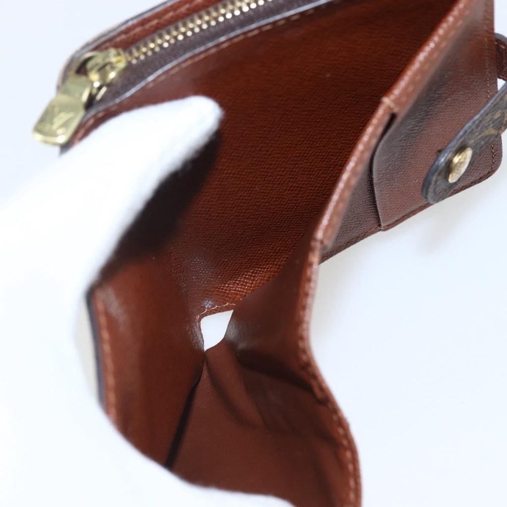 Louis Vuitton Compact Zippe Wallet Monogram Canvas Brown Canvas Wallets Accessory (Pre-Owned)