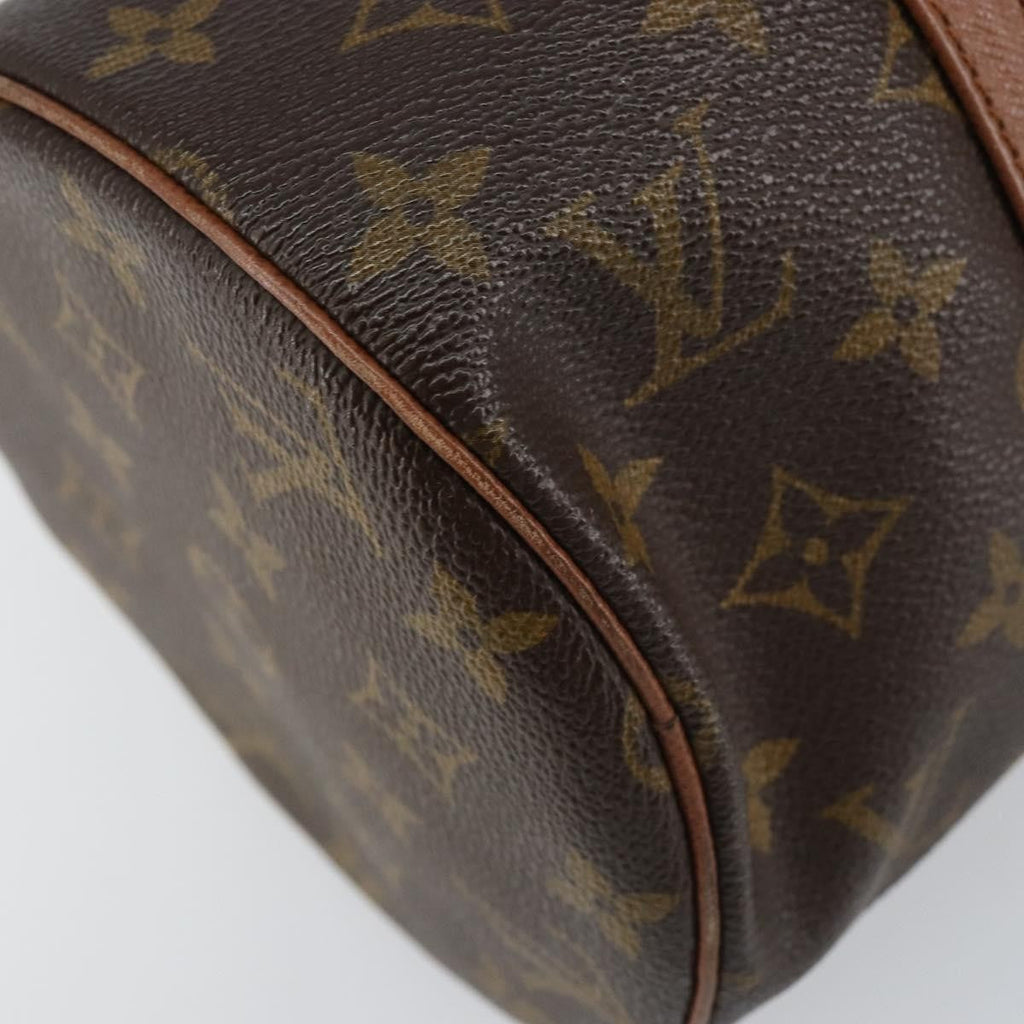 Louis Vuitton Papillon Handbag Monogram Canvas Brown Canvas Handbag (Pre-Owned)