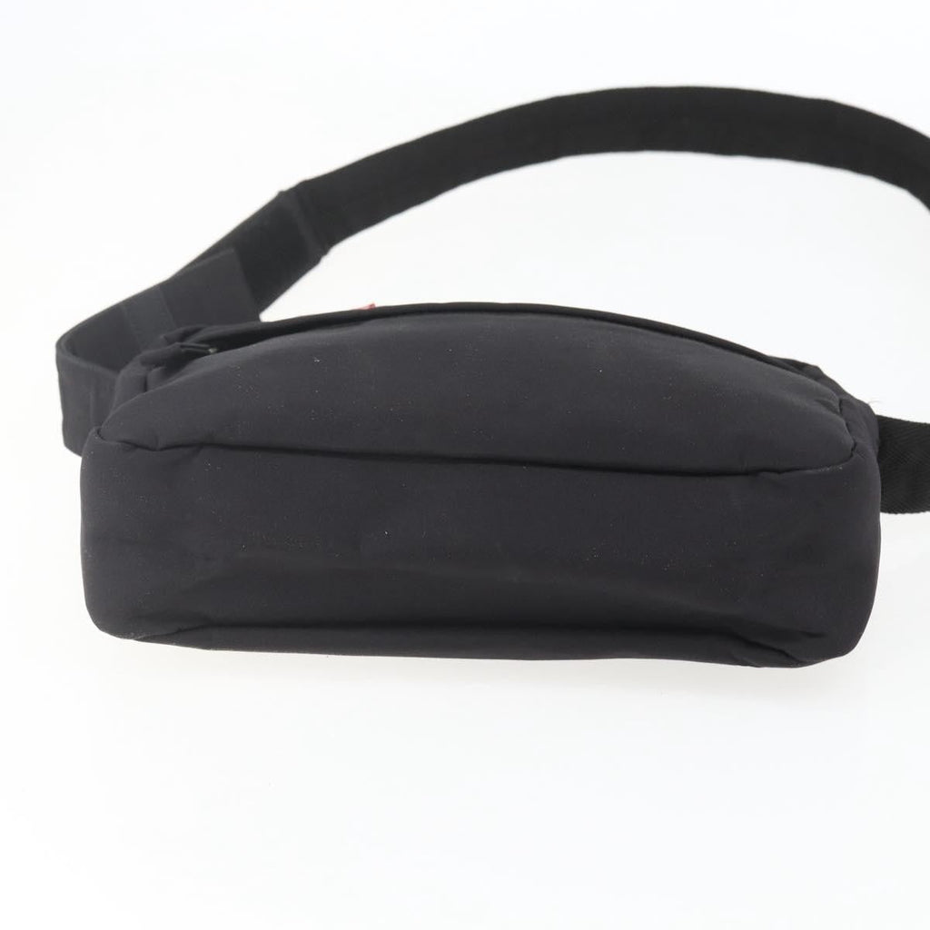 Prada Sport Zip Shoulder Bag Nylon Black Nylon Shoulder Bag Bag (Pre-Owned)