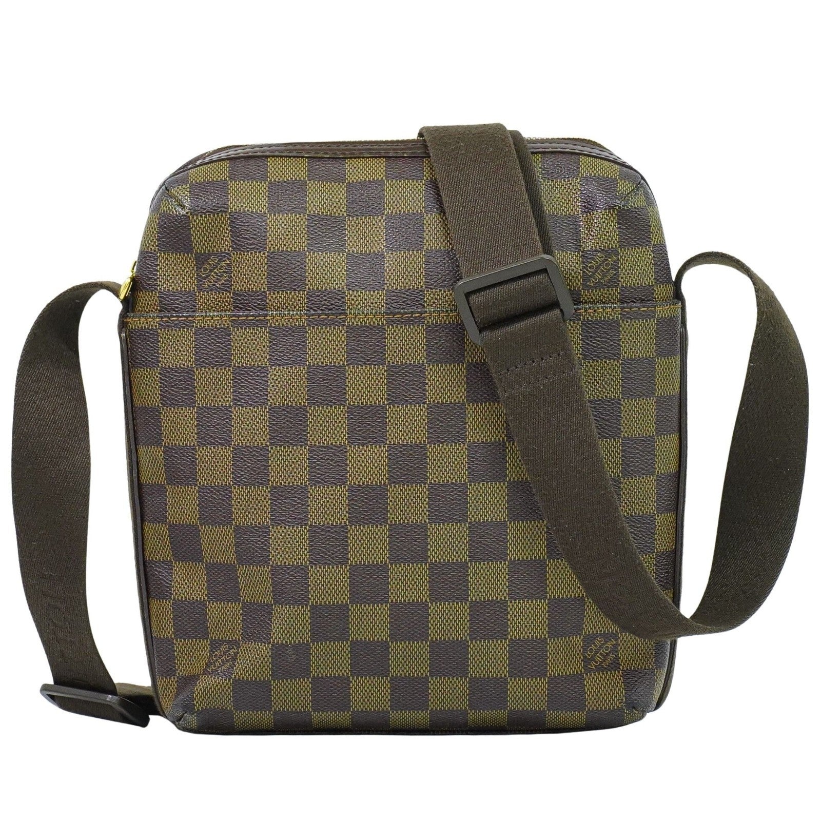 Louis Vuitton Trotteur Beaubourg Handbag Damier Brown Canvas Shoulder Bag Bag (Pre-Owned)