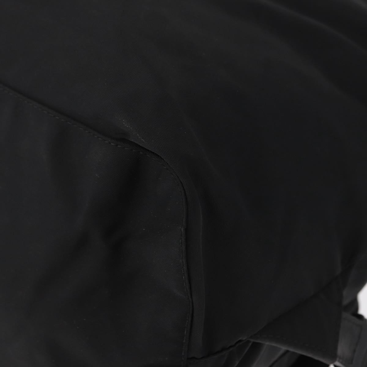 Prada Double Front Pocket Backpack Tessuto Black Nylon Backpack Bag (Pre-Owned)