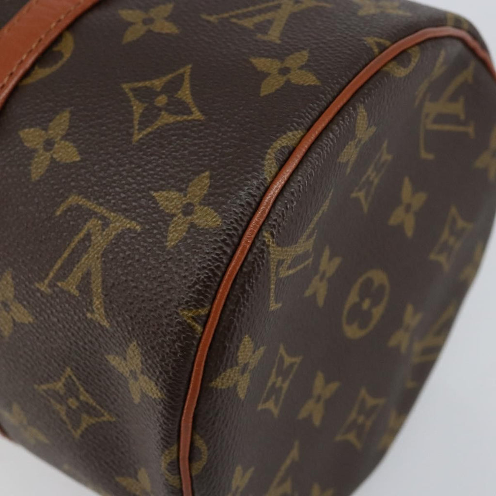 Louis Vuitton Papillon Handbag Monogram Canvas Brown Canvas Shoulder Bag Bag (Pre-Owned)