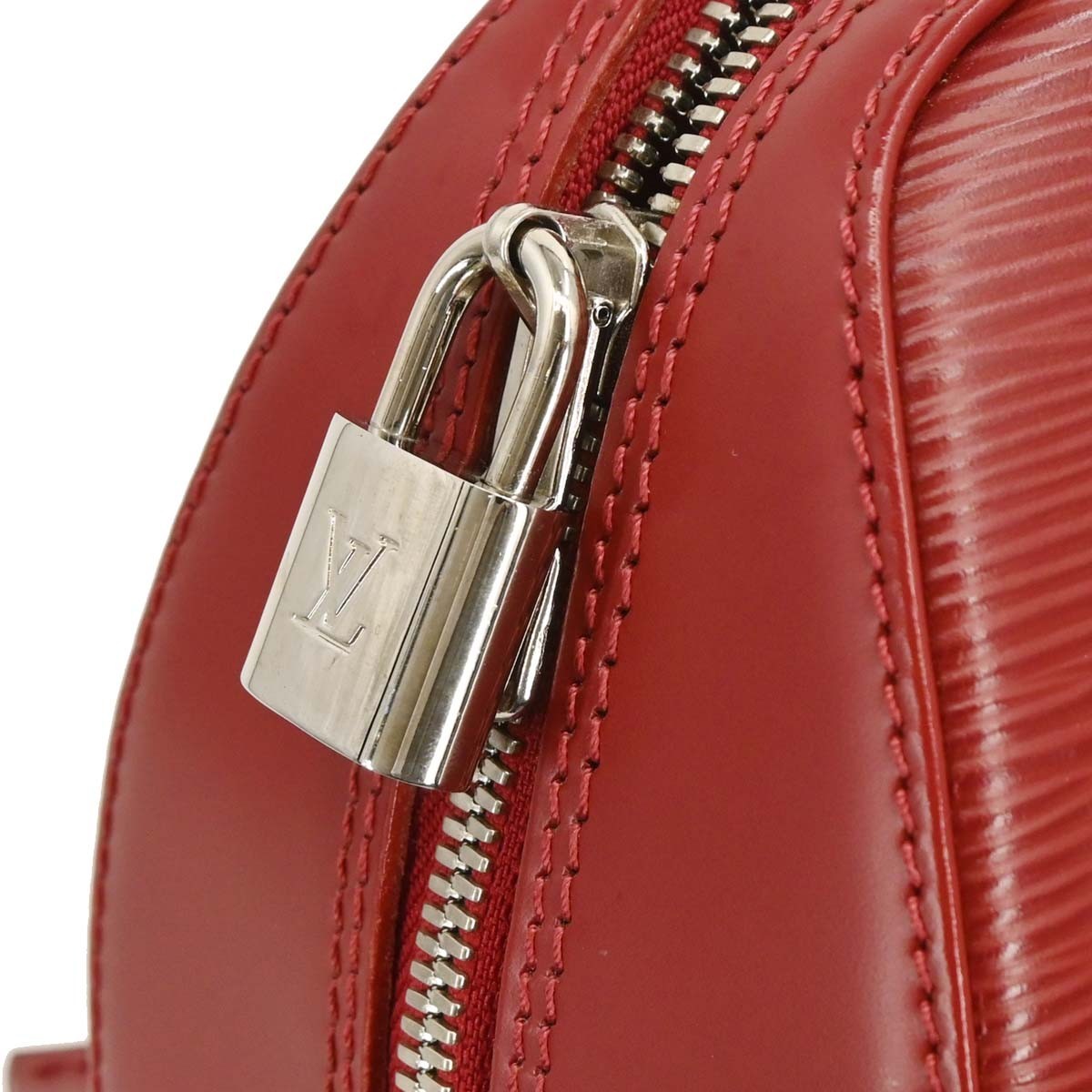 Louis Vuitton Jasmin Bag Epi Leather Red Leather Handbag (Pre-Owned)