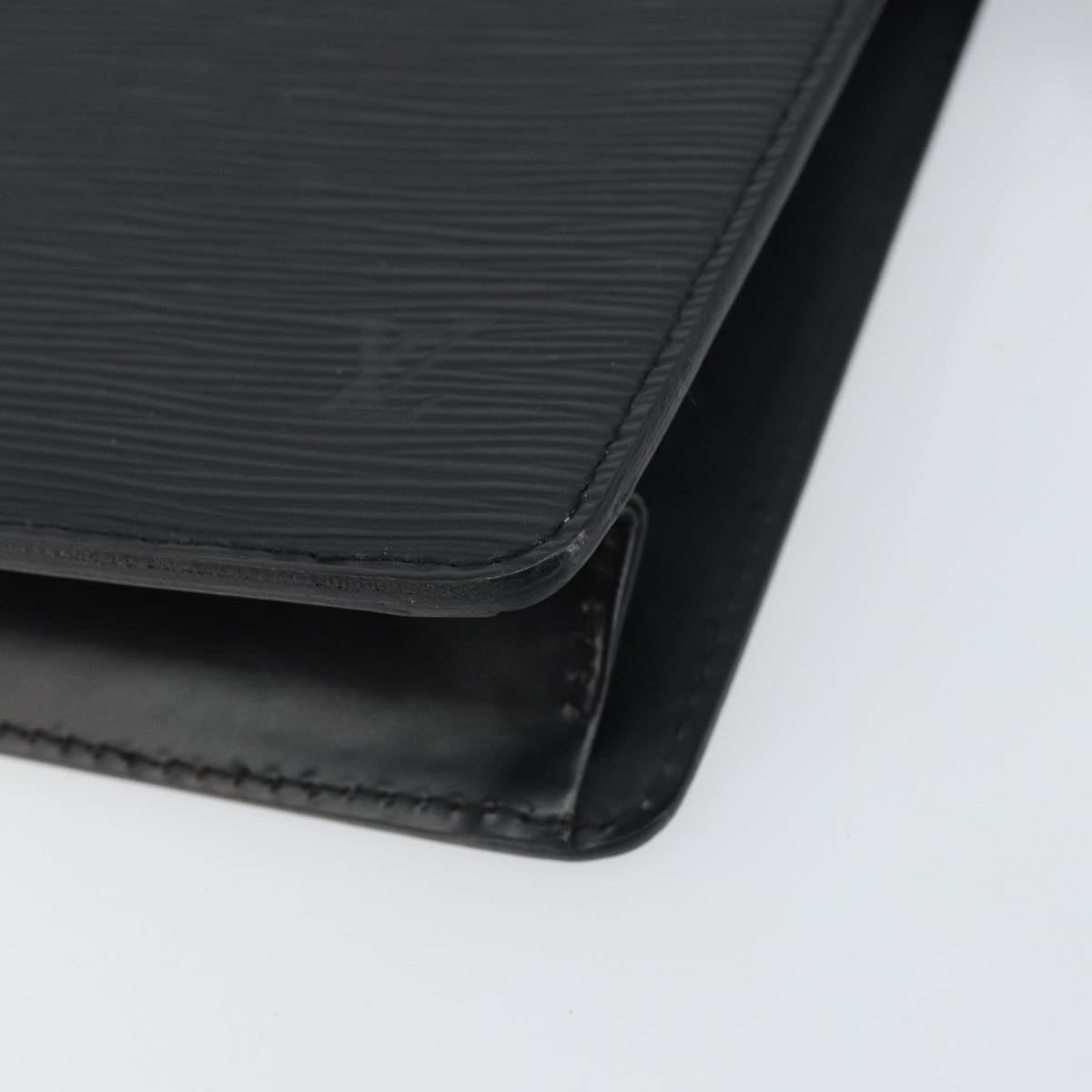 Louis Vuitton Pochette Homme Epi Leather Black Leather Clutche & Pouche Bag (Pre-Owned)