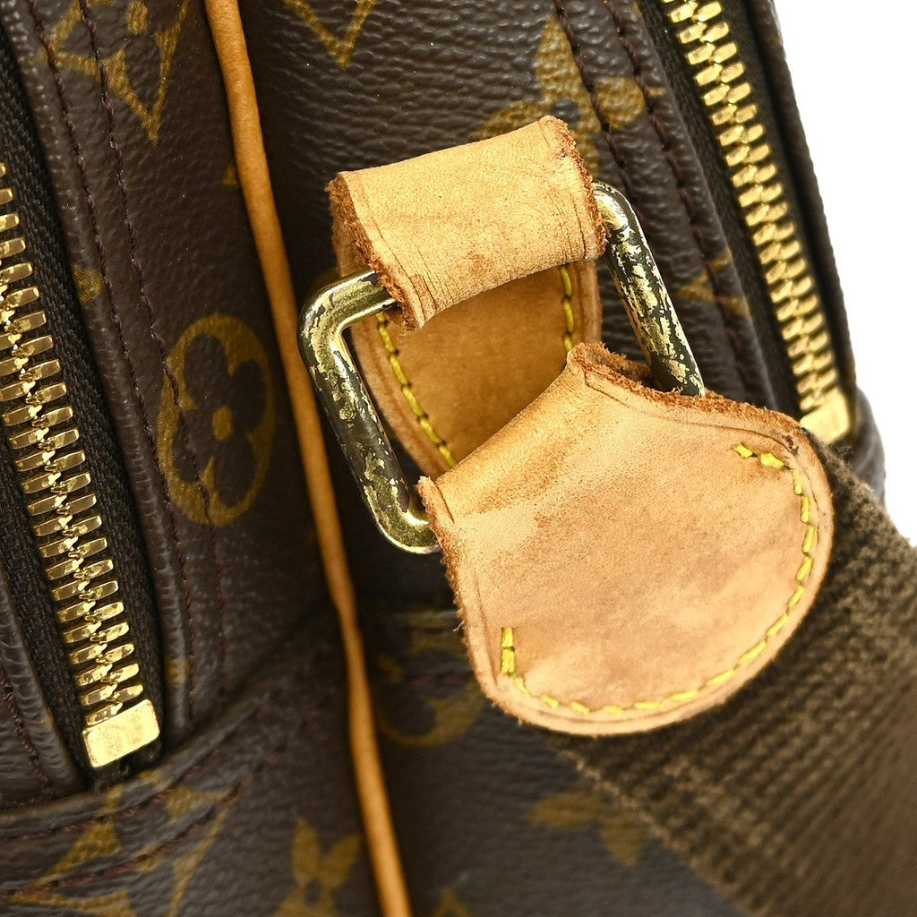 Louis Vuitton Reporter Bag Monogram Canvas Brown Canvas Shoulder Bag Bag (Pre-Owned)