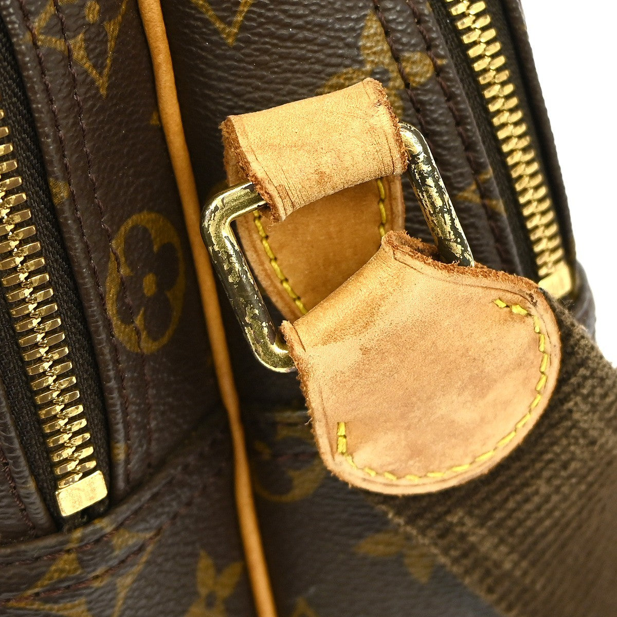 Louis Vuitton Reporter Bag Monogram Canvas Brown Canvas Shoulder Bag Bag (Pre-Owned)