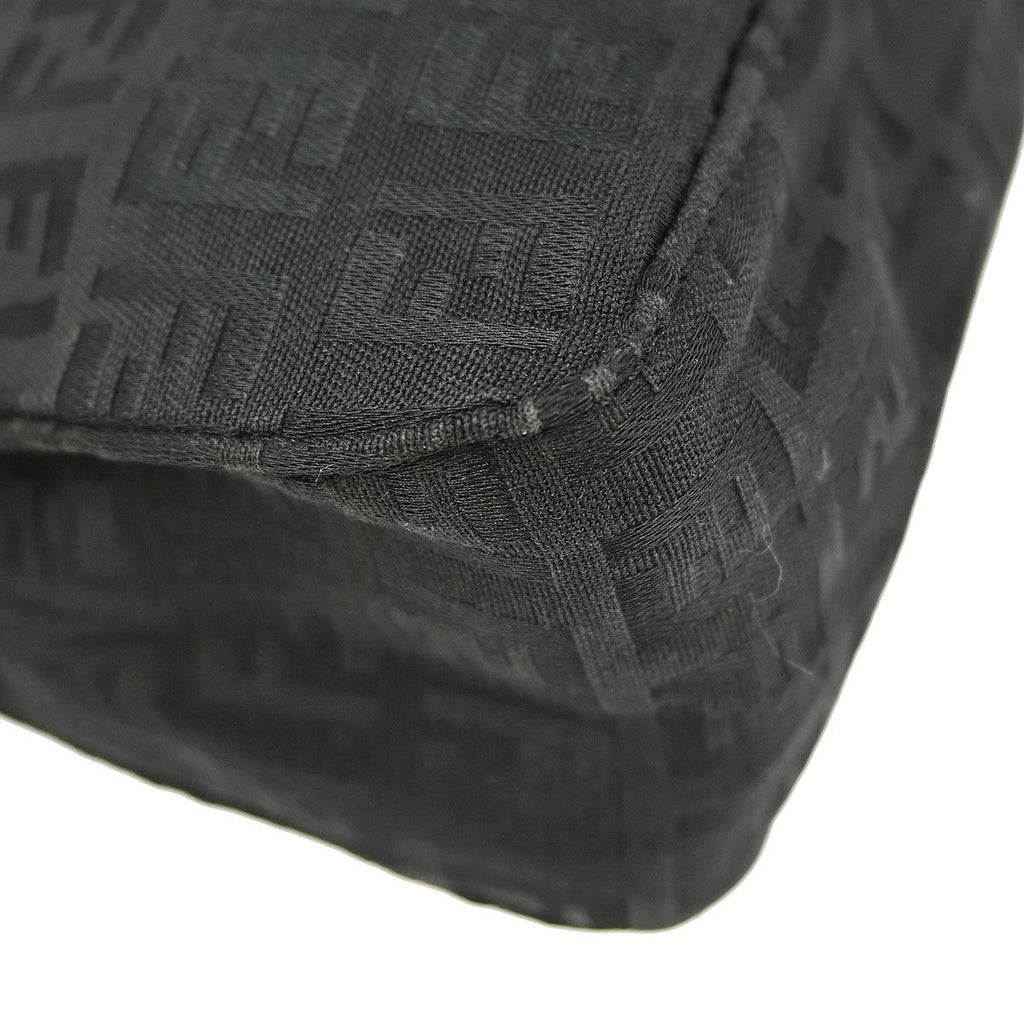 Fendi Pochette Shoulder Bag Zucchino Canvas Black Canvas Clutche & Pouche Bag (Pre-Owned)