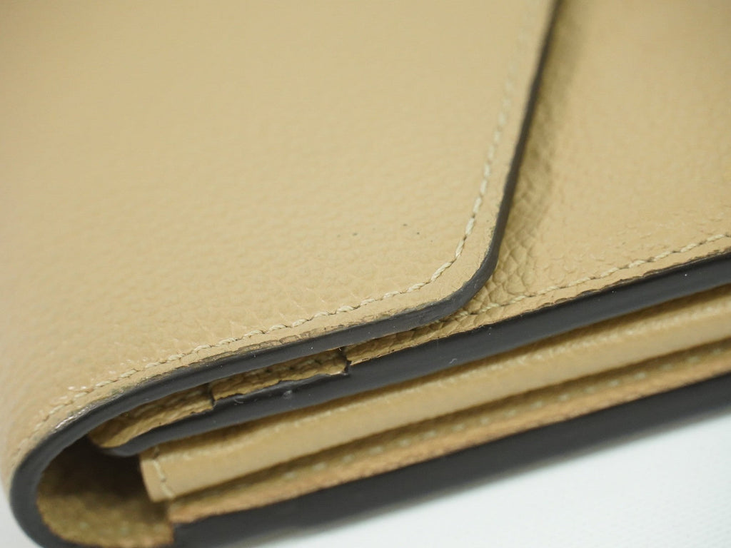 Louis Vuitton Sarah Wallet Nm Monogram Empreinte Leather Beige Leather Wallets Accessory (Pre-Owned)