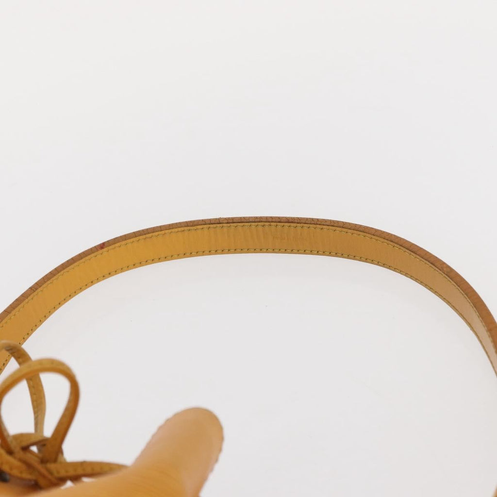 Louis Vuitton Petit Noe Handbag Epi Leather Yellow Leather Shoulder Bag Bag (Pre-Owned)