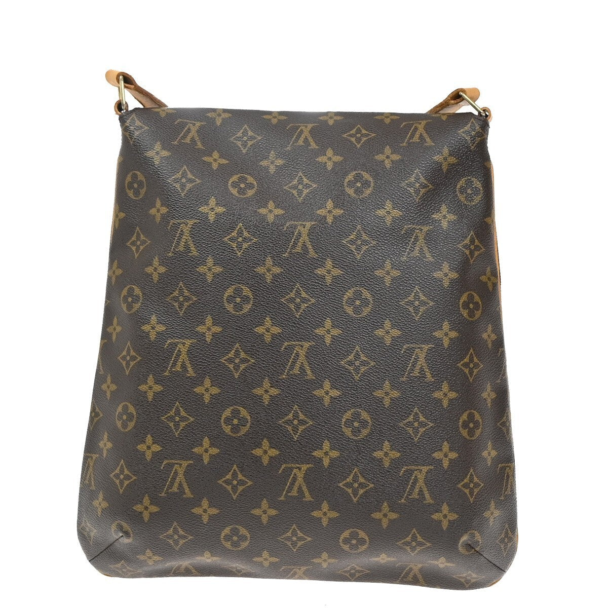Louis Vuitton Musette Salsa Handbag Monogram Canvas Brown Leather Shoulder Bag Bag (Pre-Owned)