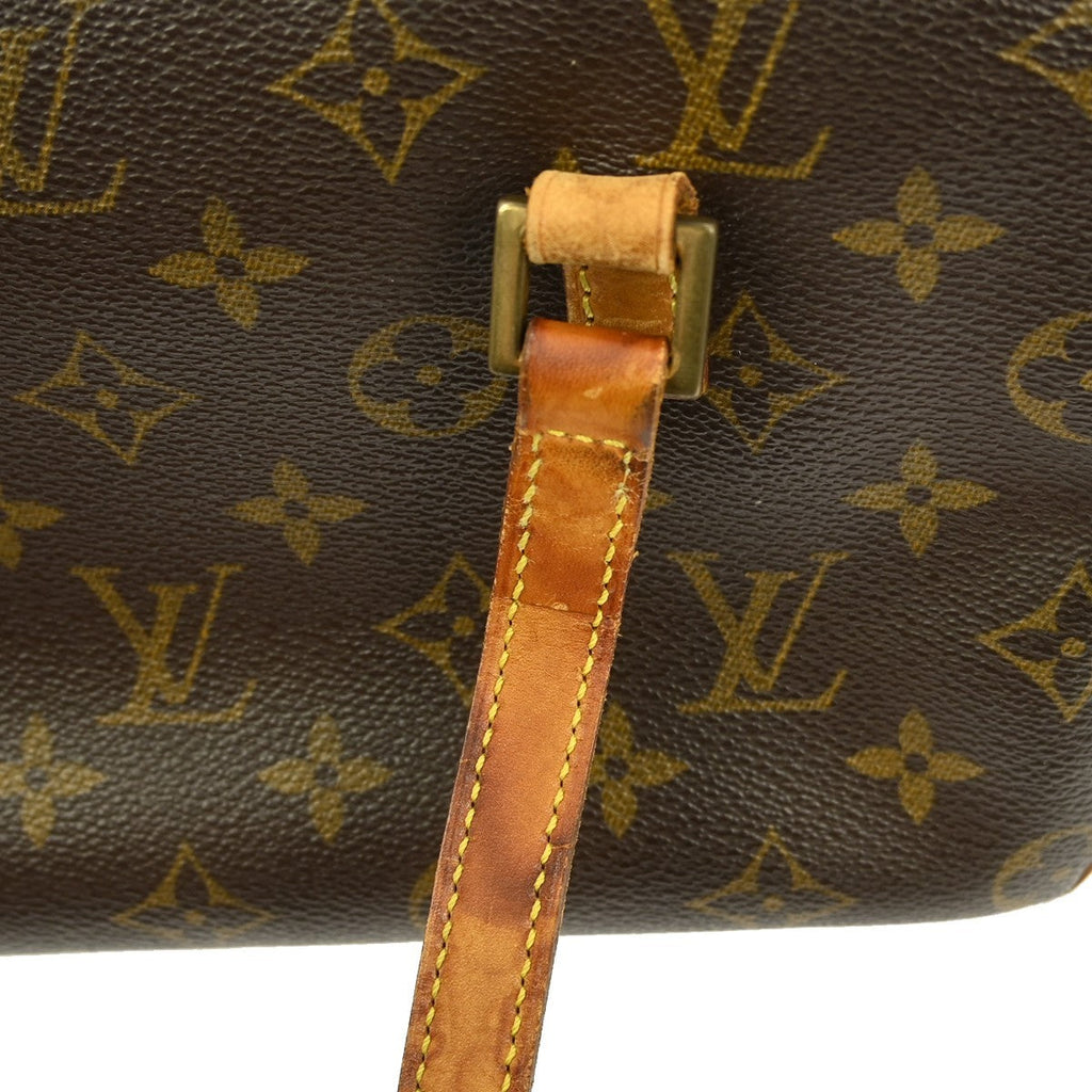 Louis Vuitton Cite Handbag Monogram Canvas Brown Canvas Shoulder Bag Bag (Pre-Owned)