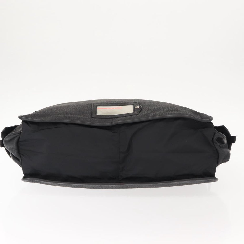 Prada Sport Briefcase Nylon And Leather Black Nylon Briefcase Bag (Pre-Owned)