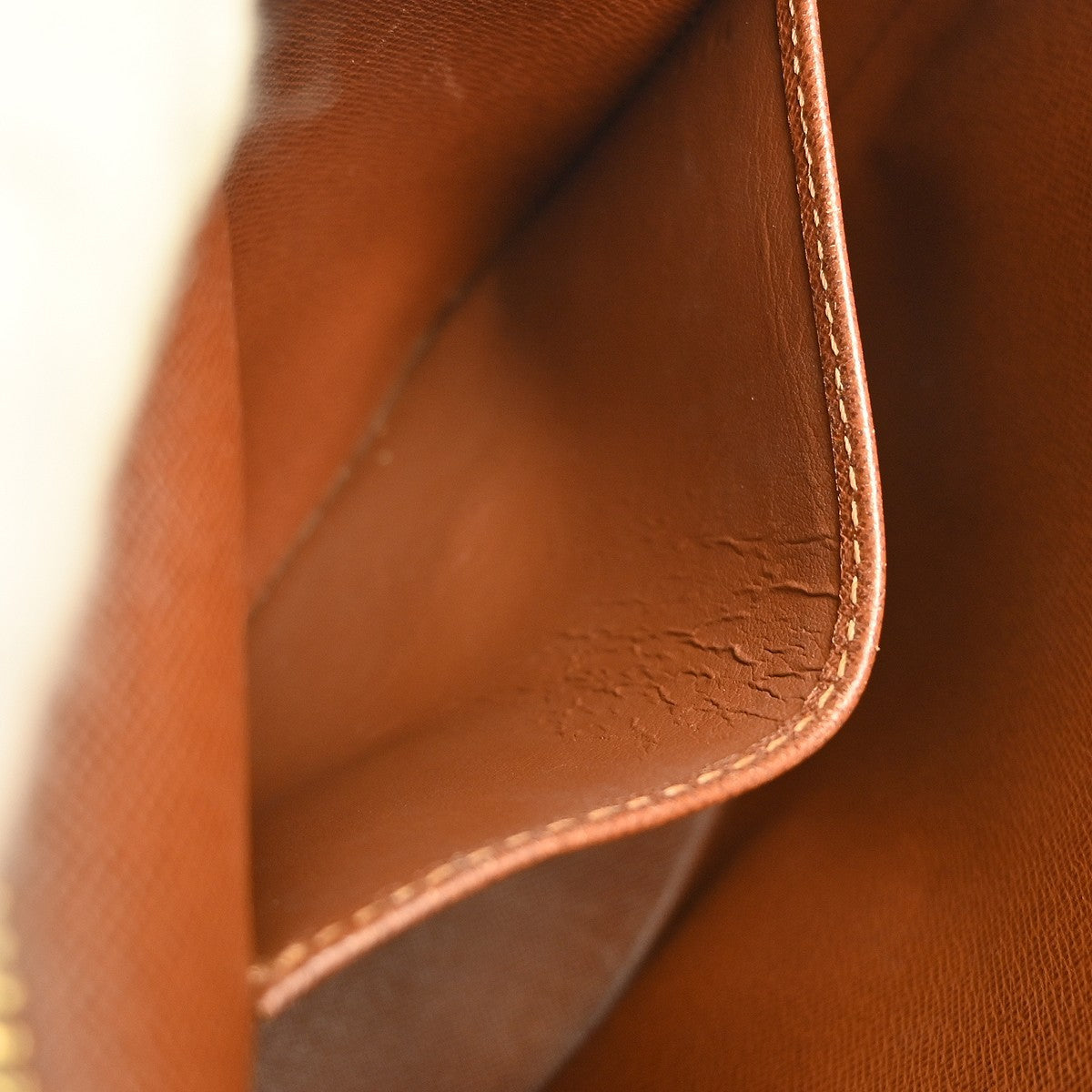 Louis Vuitton Drouot Handbag Monogram Canvas Brown Canvas Shoulder Bag Bag (Pre-Owned)