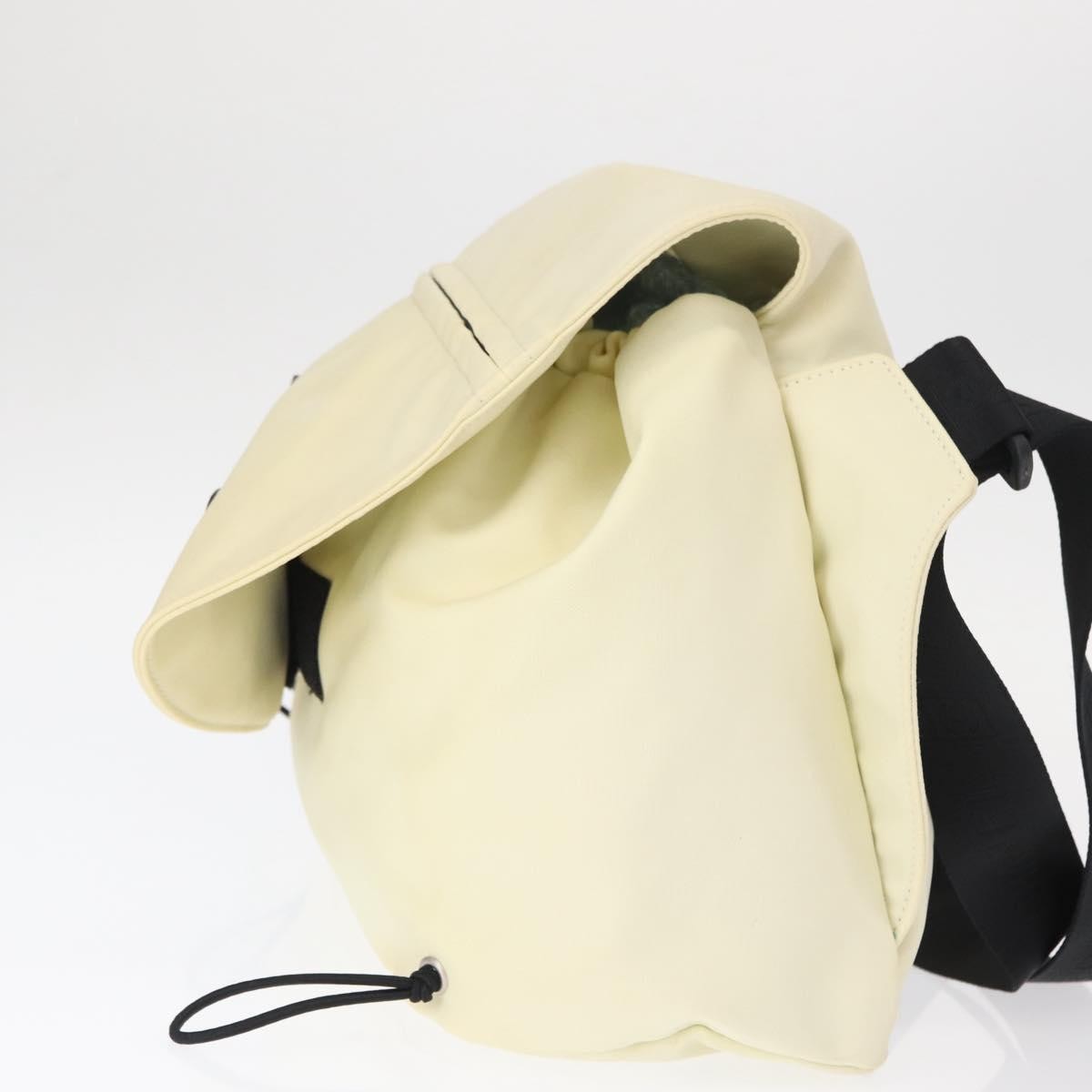 Chanel Sport Line Shoulder Bag Nylon Beige Nylon Shoulder Bag Bag (Pre-Owned)