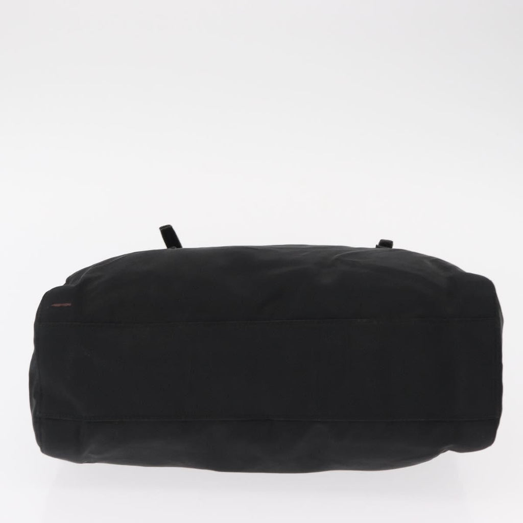 Prada Vintage Chain Shoulder Bag Tessuto Black Nylon Shoulder Bag Bag (Pre-Owned)