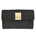 Chanel Chocolate Bar Wallet Lambskin Black Leather Wallets Accessory (Pre-Owned)