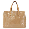 Louis Vuitton Reade Handbag Monogram Vernis Beige Patent_Leather Handbag (Pre-Owned)
