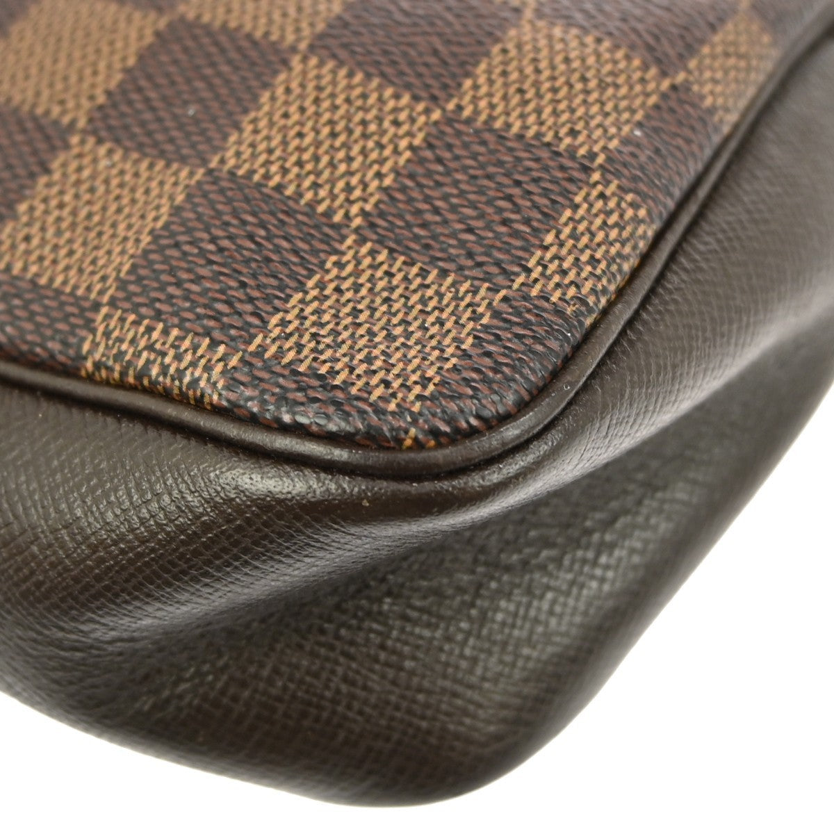 Louis Vuitton Trousse Make Up Bag Damier Canvas Brown Canvas Clutche & Pouche Bag (Pre-Owned)