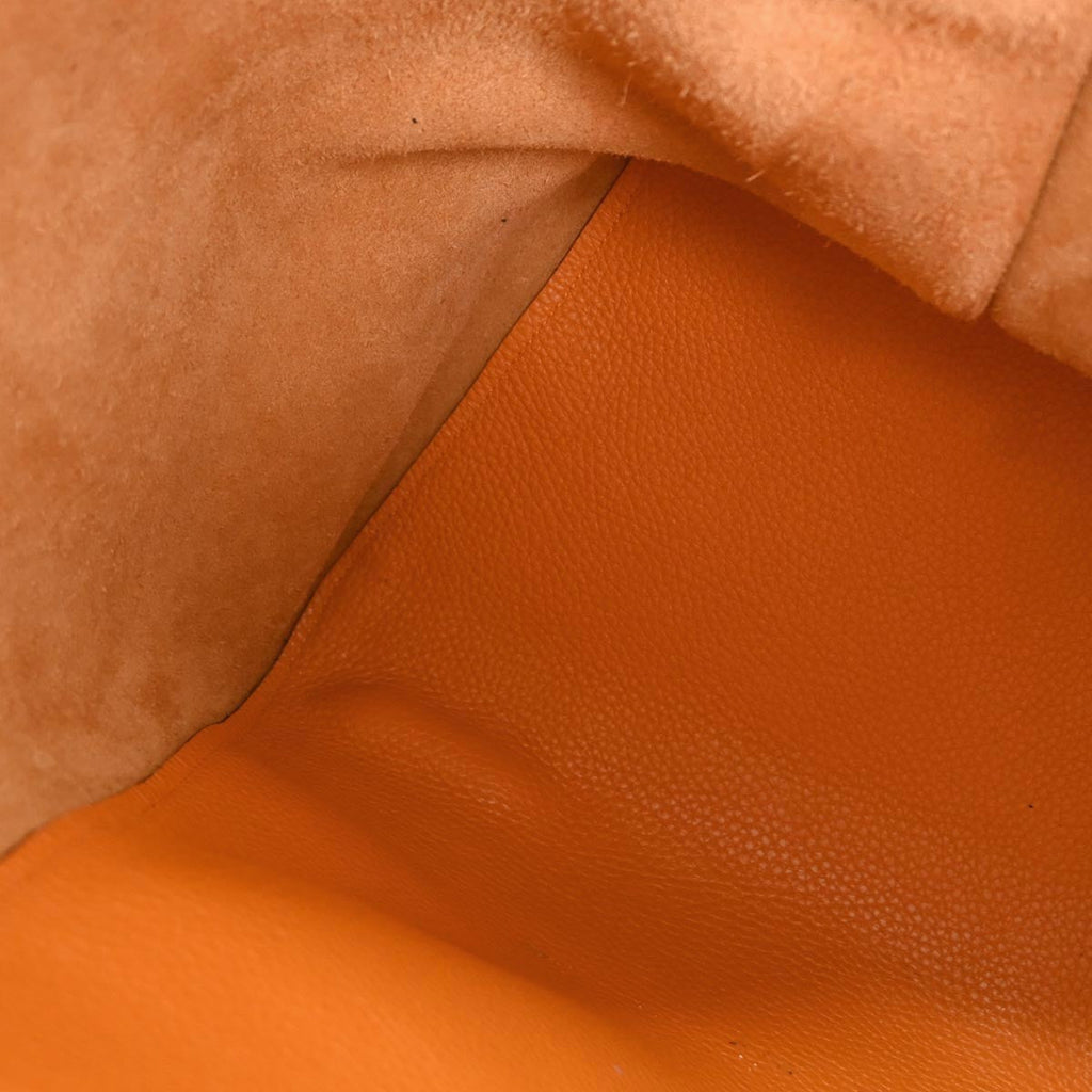 Loewe Anton Sling Bag Leather Orange Leather Shoulder Bag Bag (Pre-Owned)