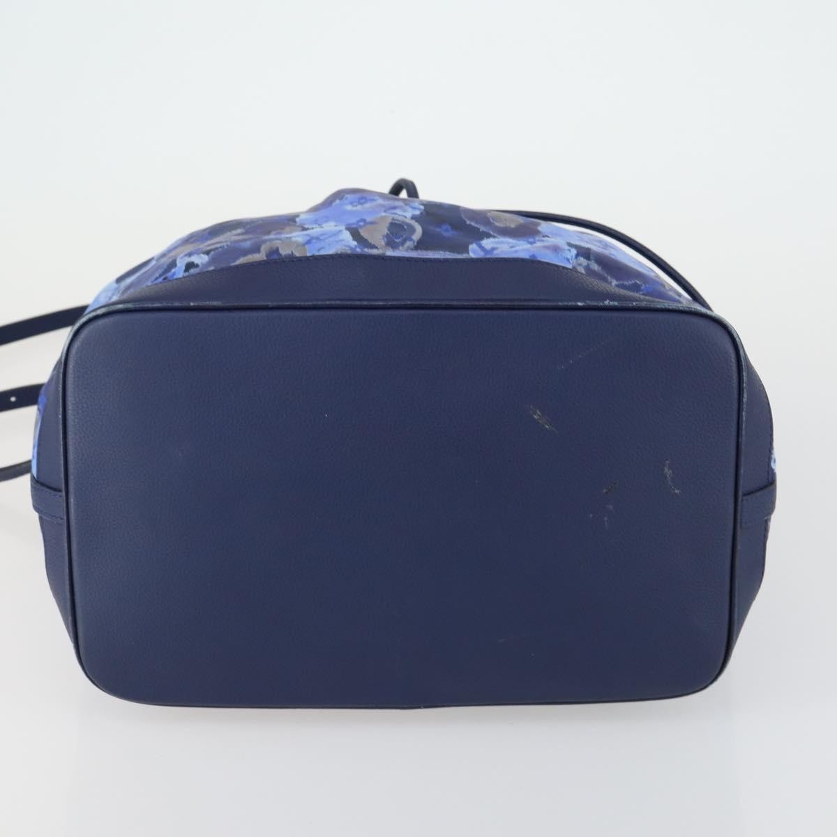 Louis Vuitton Noefull Handbag Ikat Nylon Blue Nylon Handbag (Pre-Owned)