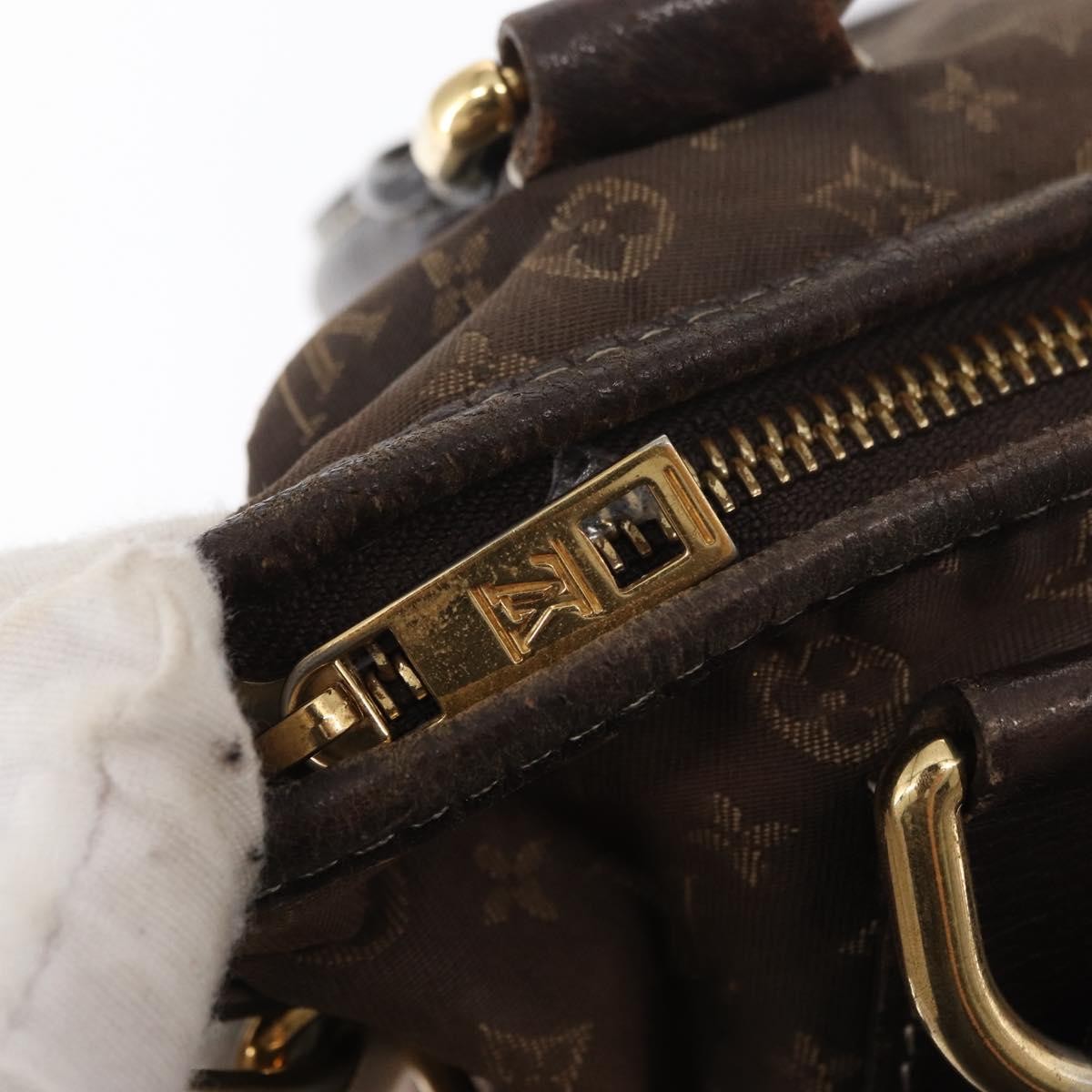 Louis Vuitton Elegie Handbag Monogram Idylle Black Canvas Handbag (Pre-Owned)