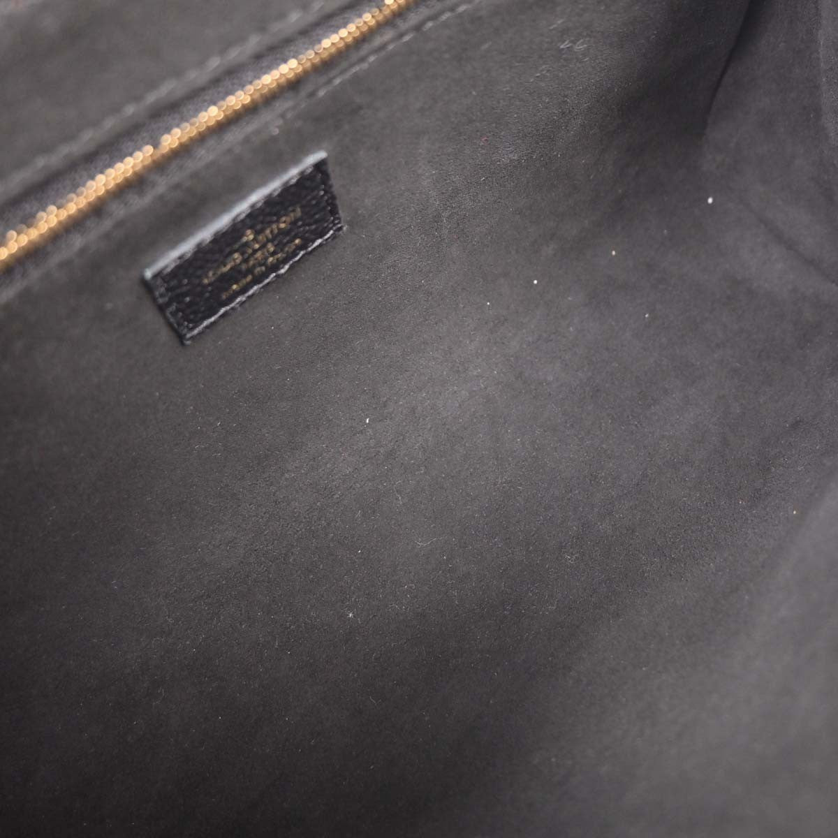 Louis Vuitton Saint Germain Handbag Monogram Empreinte Leather Black Leather Shoulder Bag Bag (Pre-Owned)