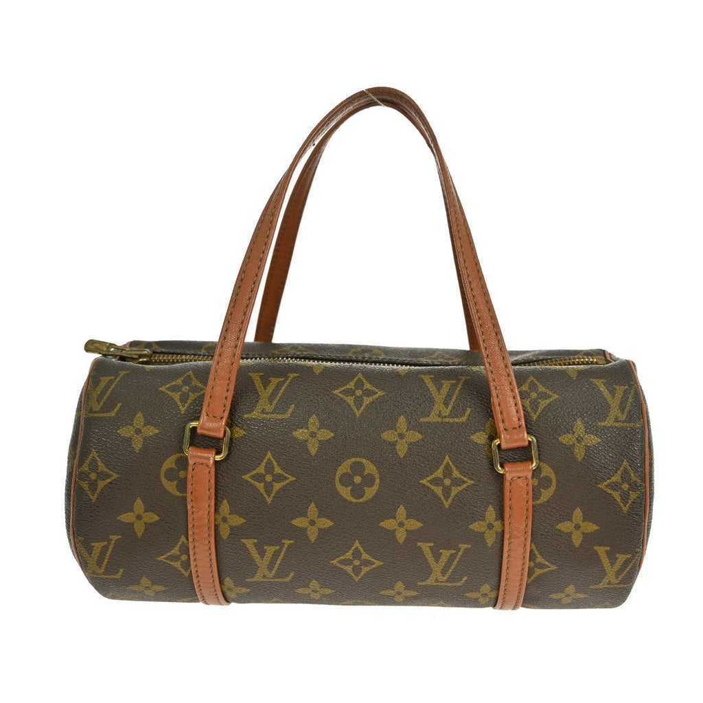 Louis Vuitton Papillon Handbag Monogram Canvas Brown Canvas Handbag (Pre-Owned)