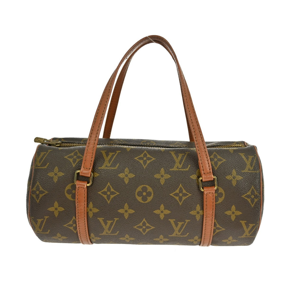 Louis Vuitton Papillon Handbag Monogram Canvas Brown Canvas Handbag (Pre-Owned)