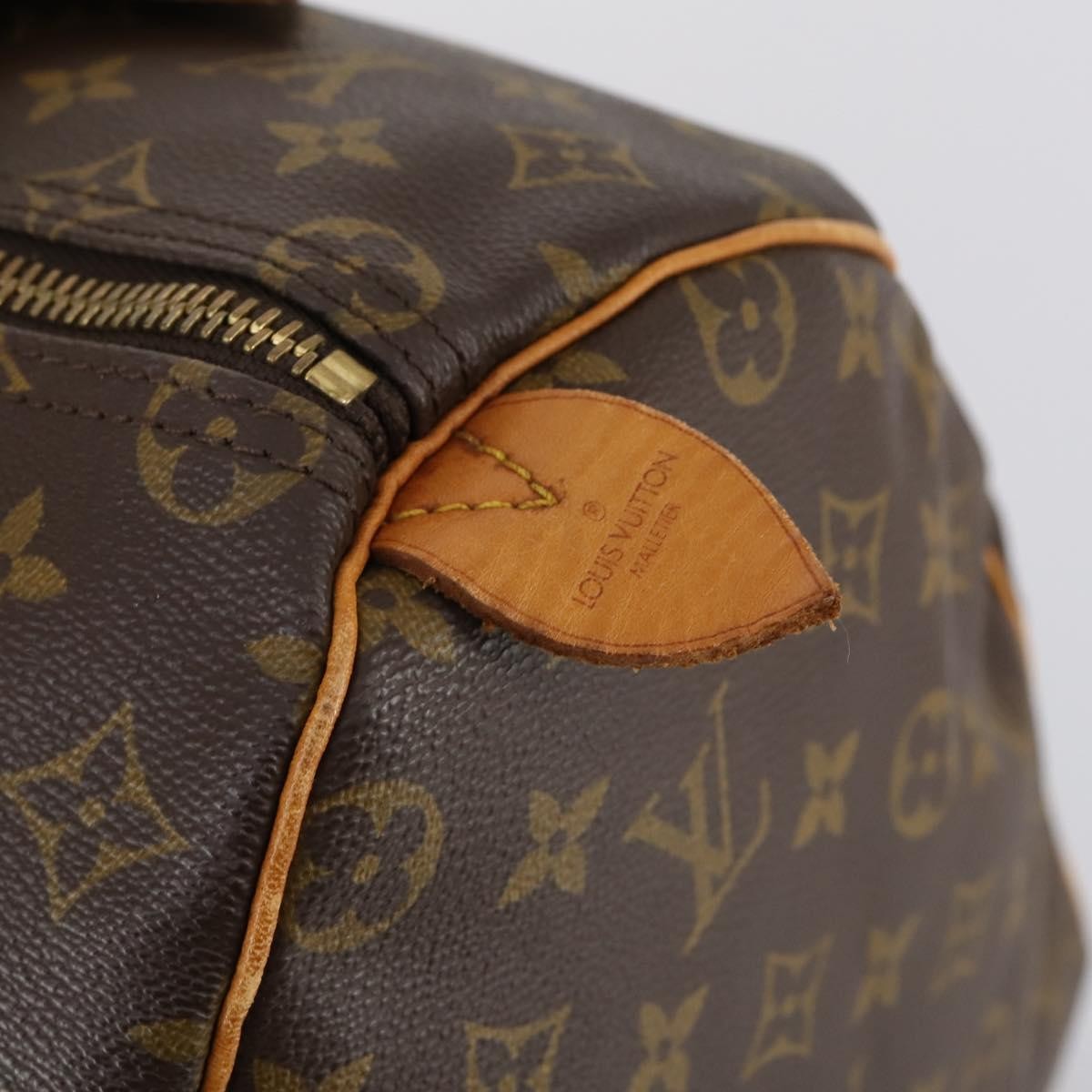 Louis Vuitton Keepall Bag Monogram Canvas Brown Canvas Travel Bag Bag (Pre-Owned)