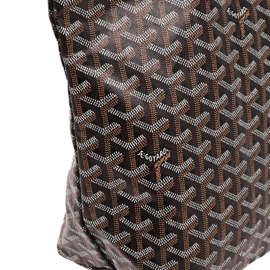 Goyard Saint Louis Tote Coated Canvas Black Canvas Tote Bag Bag (Pre-Owned)