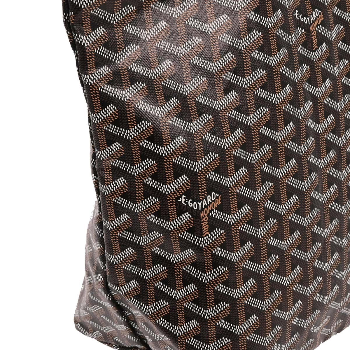 Goyard Saint Louis Tote Coated Canvas Black Canvas Tote Bag Bag (Pre-Owned)