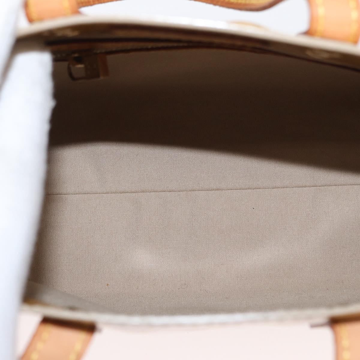 Louis Vuitton Reade Handbag Monogram Vernis Beige Patent_Leather Handbag (Pre-Owned)
