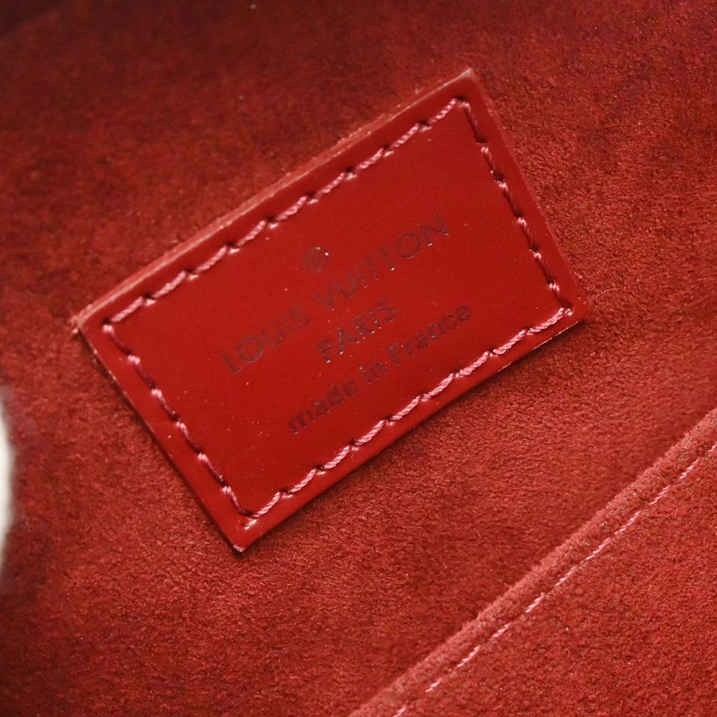 Louis Vuitton Jasmin Bag Epi Leather Red Leather Handbag (Pre-Owned)