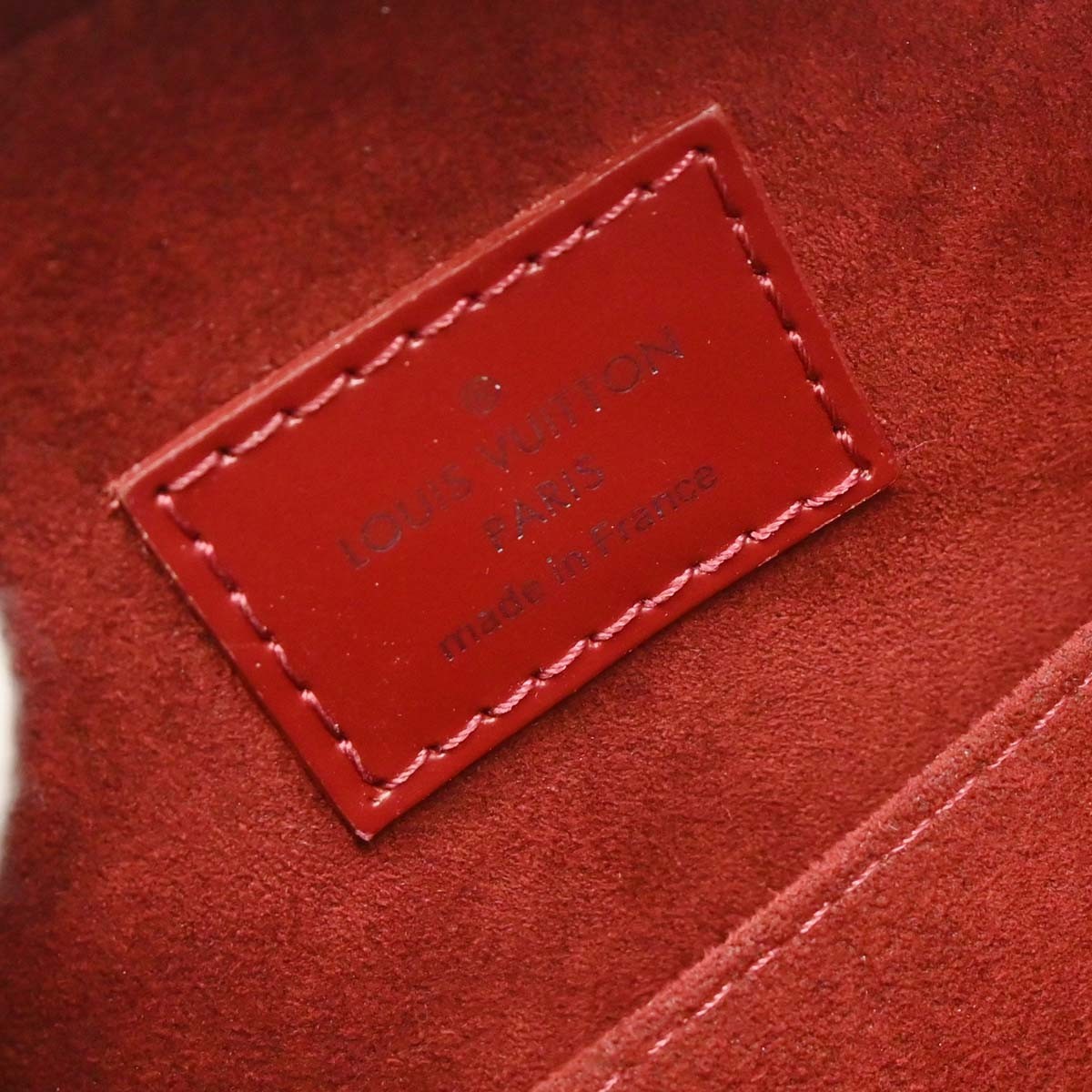Louis Vuitton Jasmin Bag Epi Leather Red Leather Handbag (Pre-Owned)