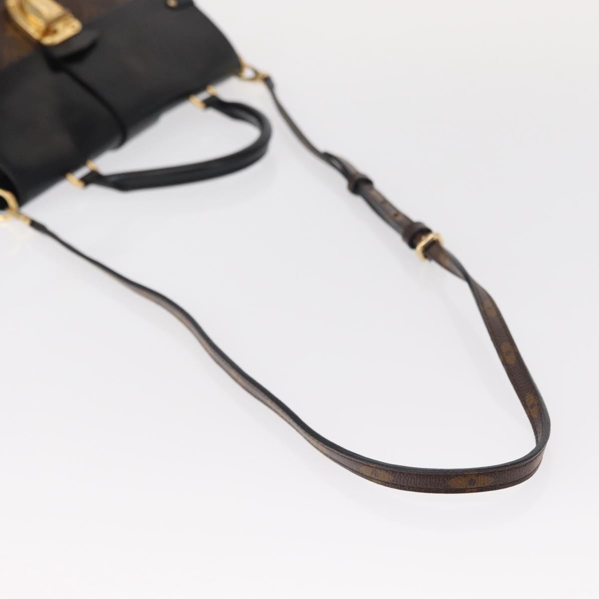 Louis Vuitton One Handle Flap Bag Monogram Canvas And Leather Brown Canvas Handbag (Pre-Owned)