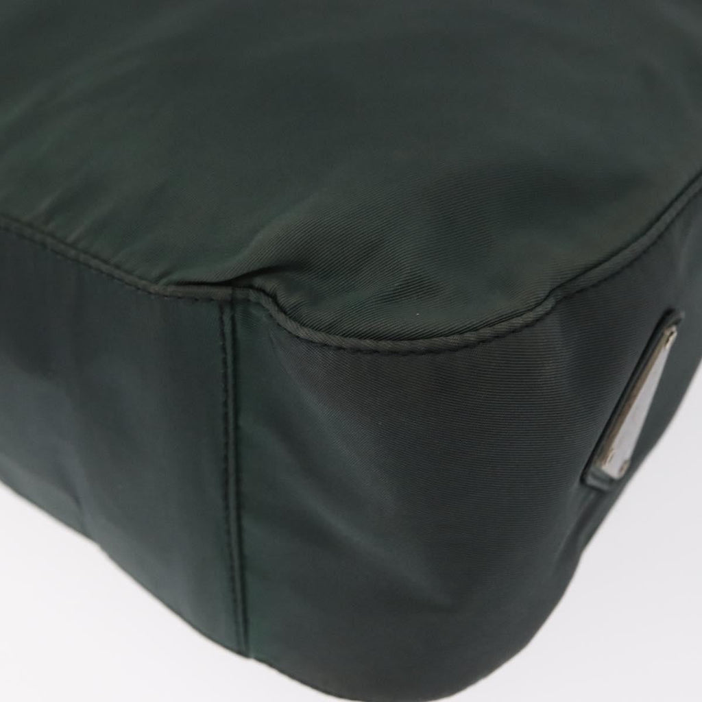 Prada Vintage Shoulder Bag Tessuto Green Nylon Shoulder Bag Bag (Pre-Owned)