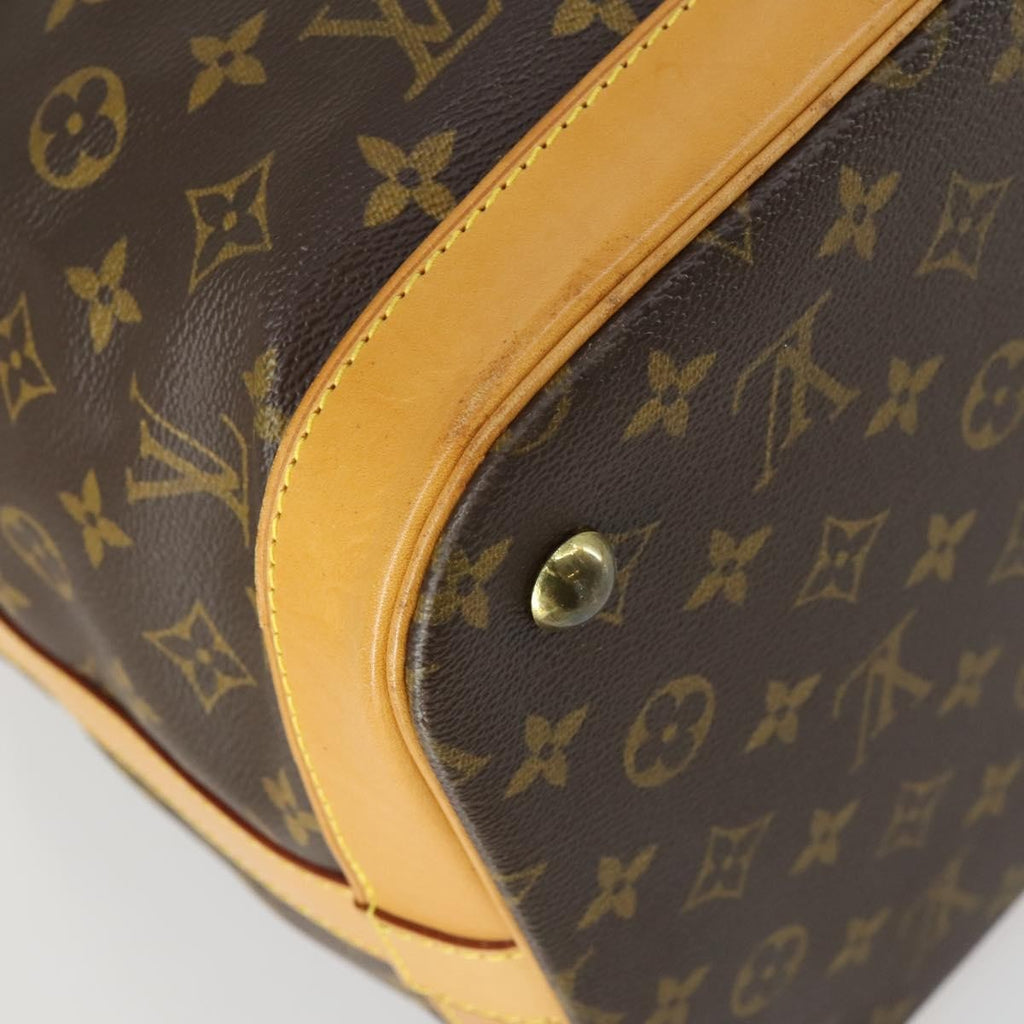 Louis Vuitton Cruiser Handbag Monogram Canvas Brown Canvas Travel Bag Bag (Pre-Owned)