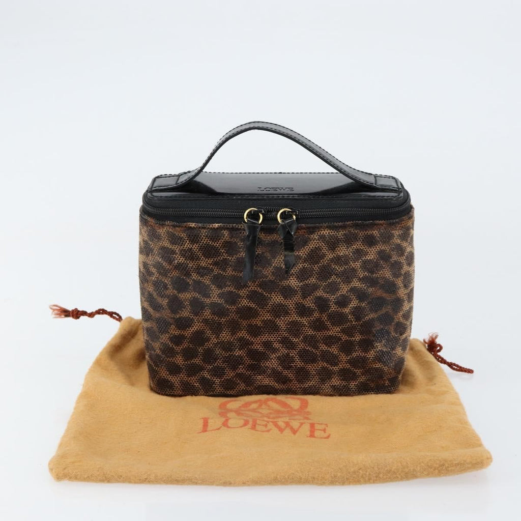 Loewe Vintage Handbag Leather Brown Leather Handbag (Pre-Owned)