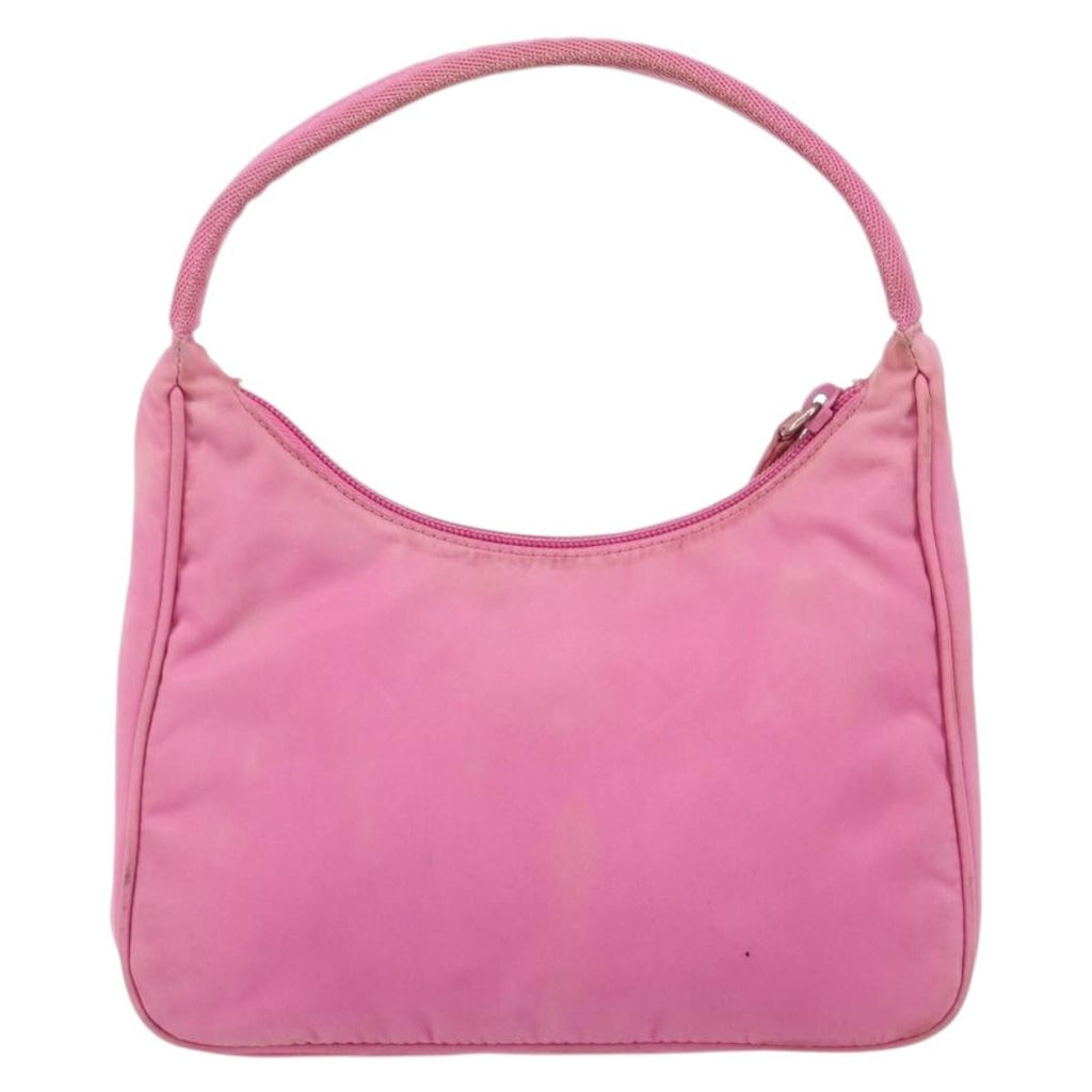 Prada Hobo Tessuto Pink Nylon Handbag (Pre-Owned)