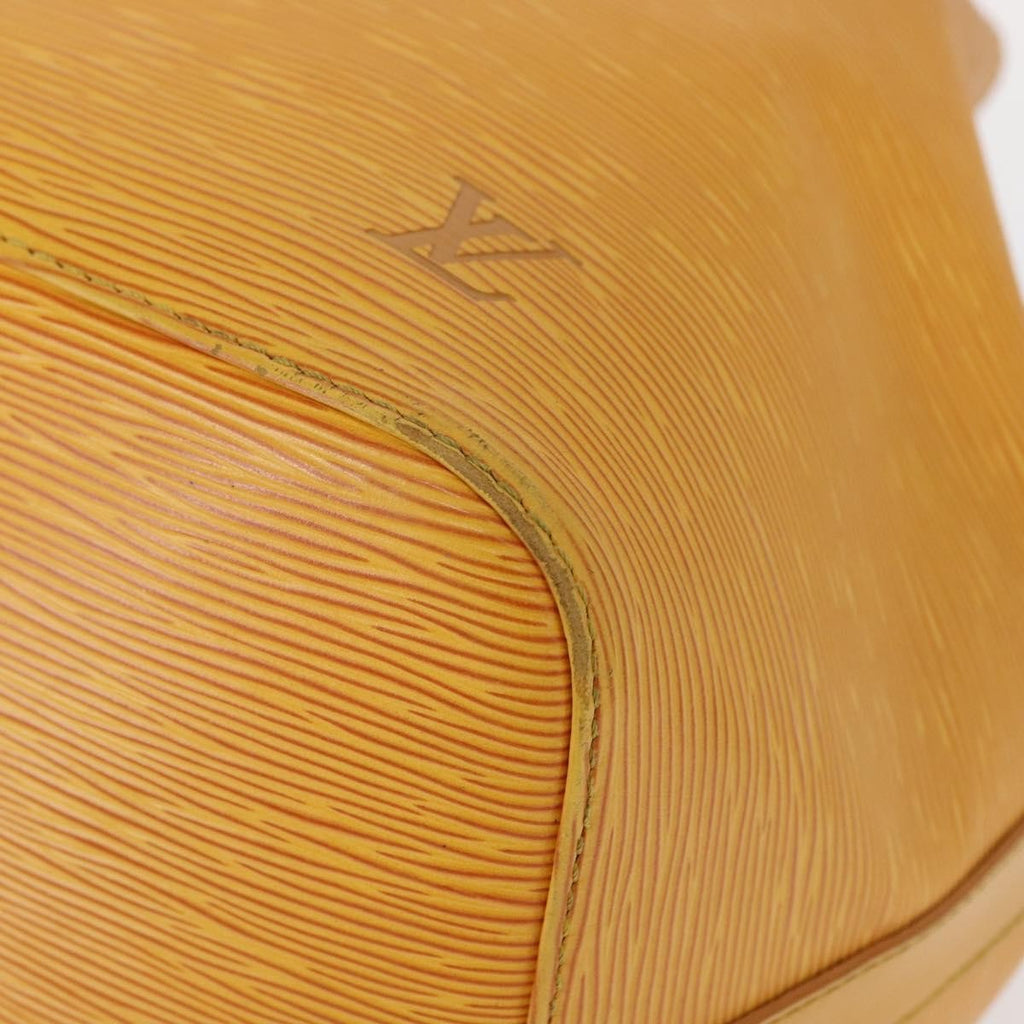 Louis Vuitton Petit Noe Handbag Epi Leather Yellow Leather Shoulder Bag Bag (Pre-Owned)