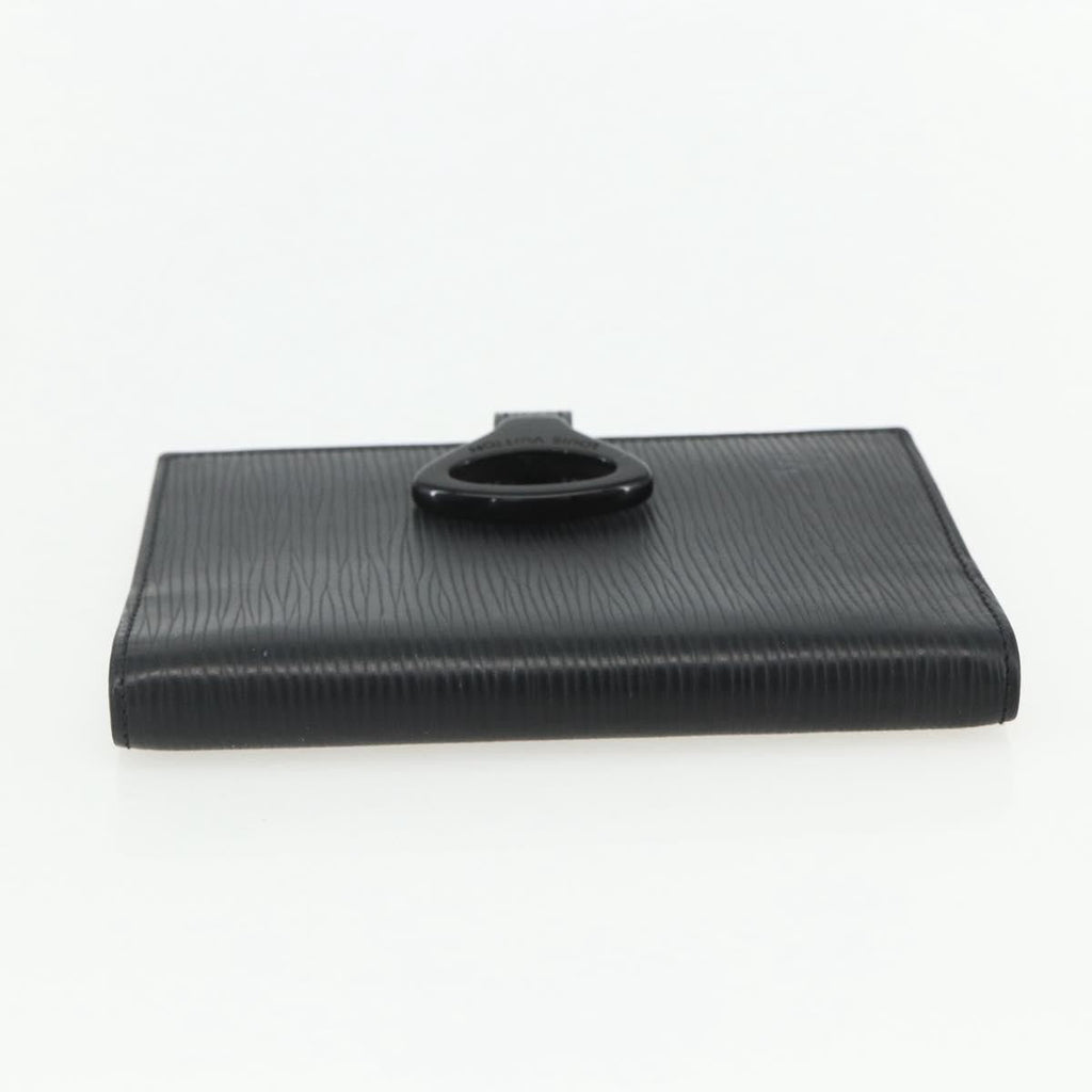 Louis Vuitton Agenda Cover Epi Leather Black Leather Wallets Accessory (Pre-Owned)