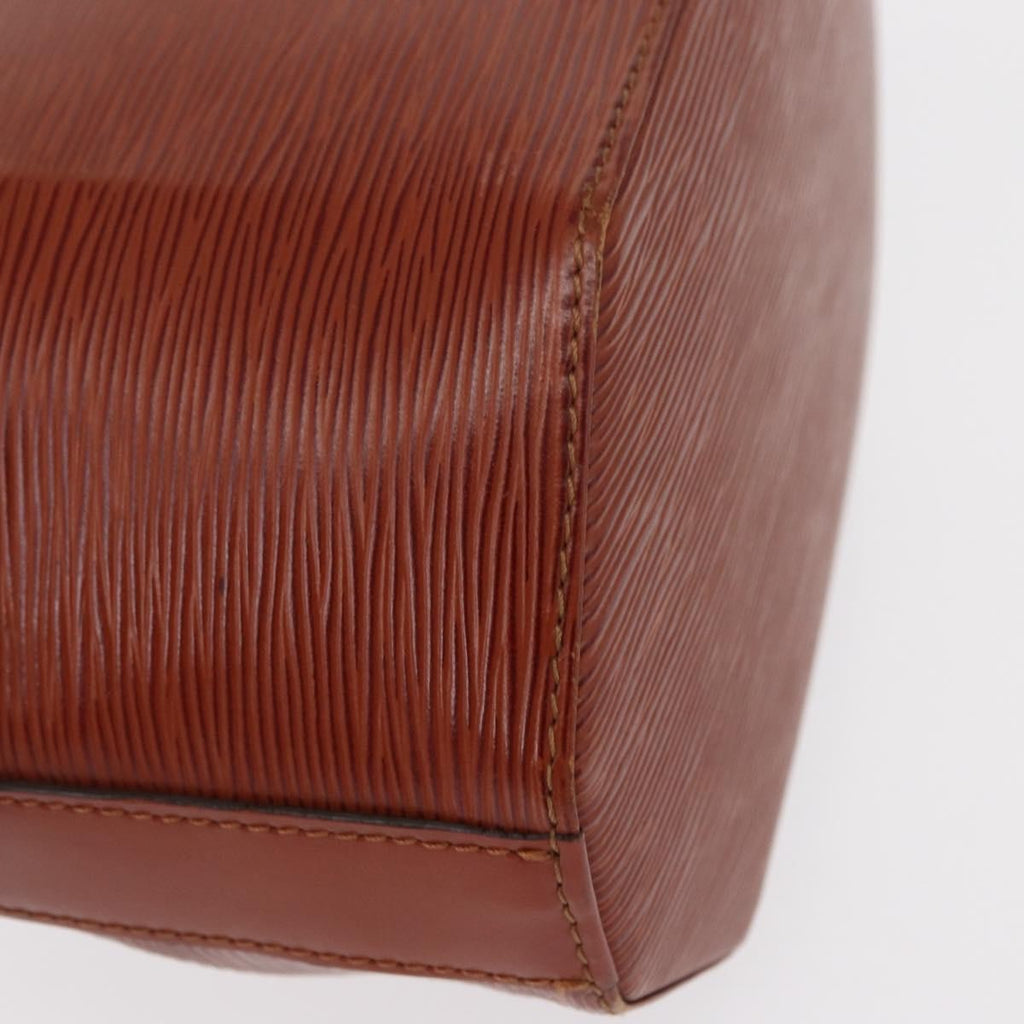 Louis Vuitton Vintage Sac D'epaule Handbag Epi Leather Brown Leather Shoulder Bag Bag (Pre-Owned)