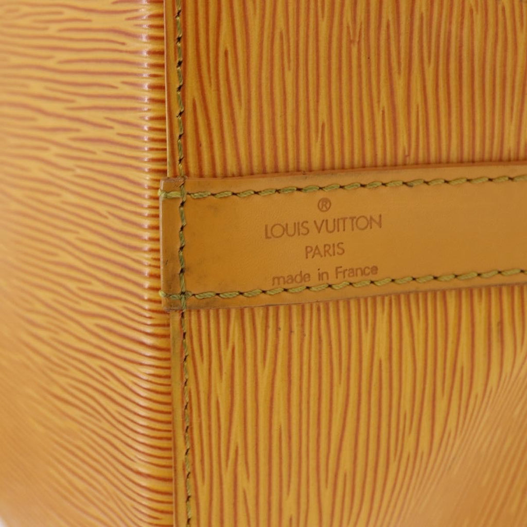 Louis Vuitton Petit Noe Handbag Epi Leather Yellow Leather Shoulder Bag Bag (Pre-Owned)