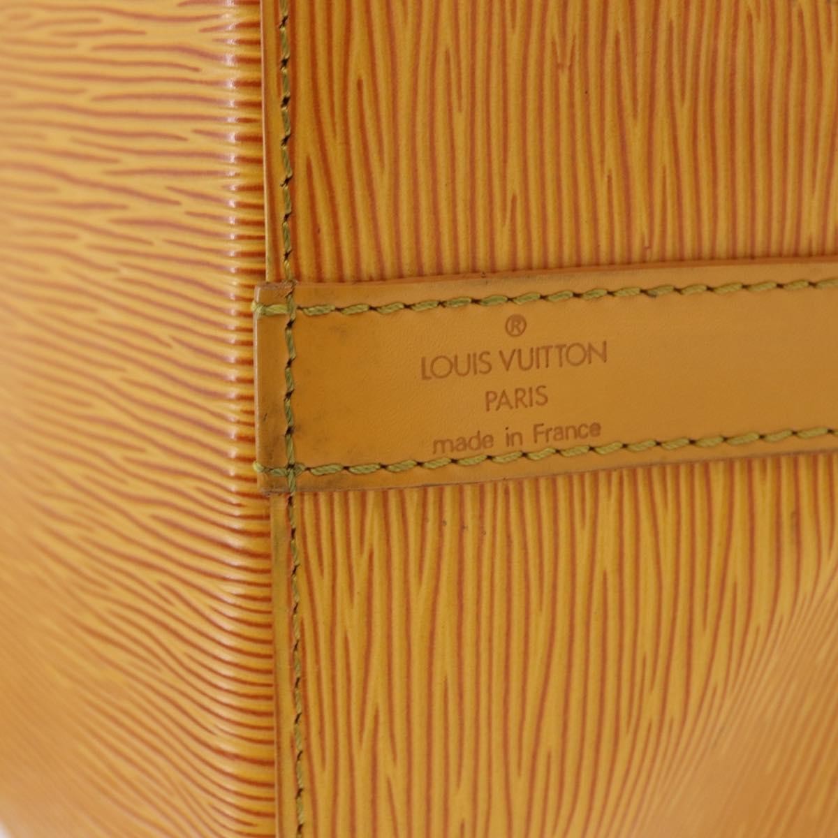Louis Vuitton Petit Noe Handbag Epi Leather Yellow Leather Shoulder Bag Bag (Pre-Owned)