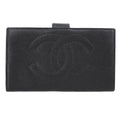Chanel Timeless Cc French Wallet Caviar Black Leather Wallets Accessory (Pre-Owned)