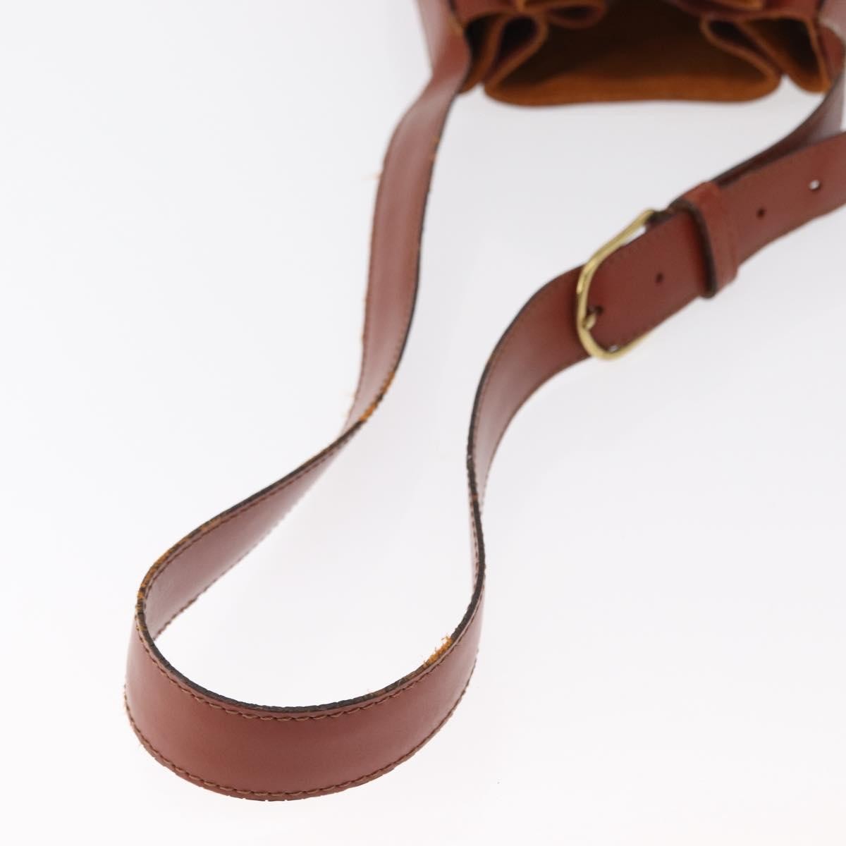 Louis Vuitton Vintage Sac D'epaule Handbag Epi Leather Brown Leather Shoulder Bag Bag (Pre-Owned)